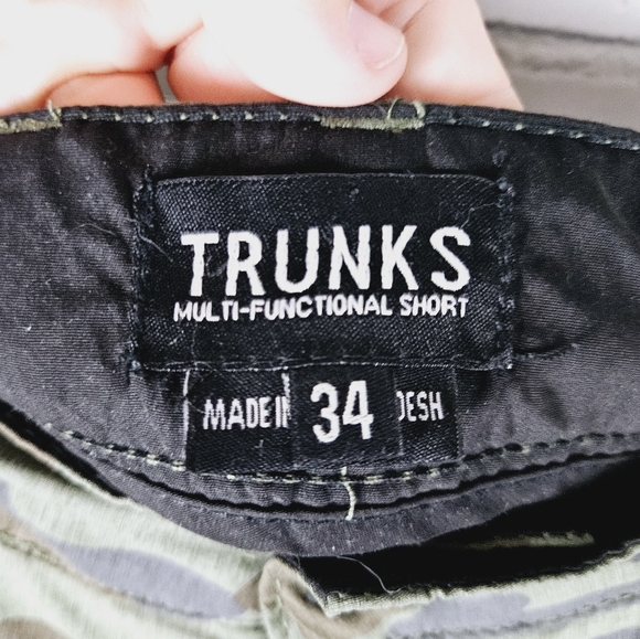 TRUNKS | camo hybrid quick dry swim trunks board shorts - Picture 3 of 5